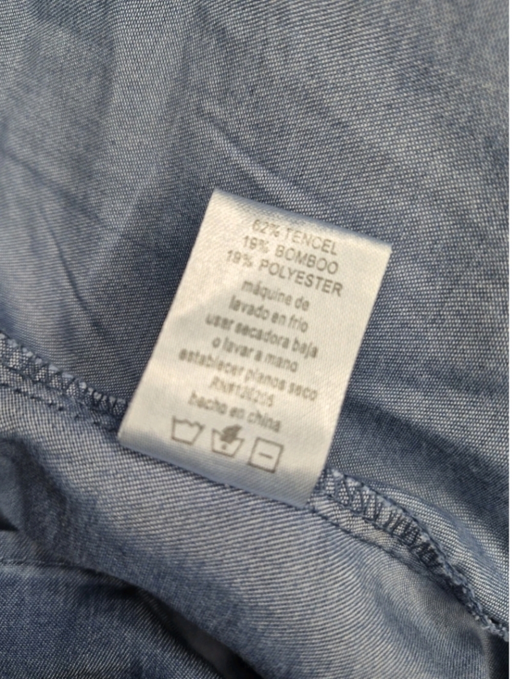 Heros & Dreamers Women's Long Tiered Denim Maxi Dress - Picture 9 of 9